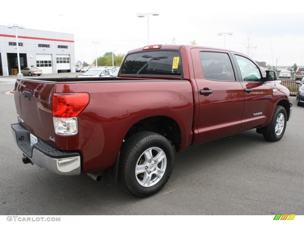 2010 Tundra CrewMax 4x4 - Salsa Red Pearl / Sand Beige photo #2