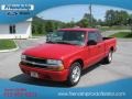 2001 Victory Red Chevrolet S10 Extended Cab  photo #2