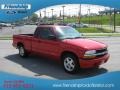 2001 Victory Red Chevrolet S10 Extended Cab  photo #4