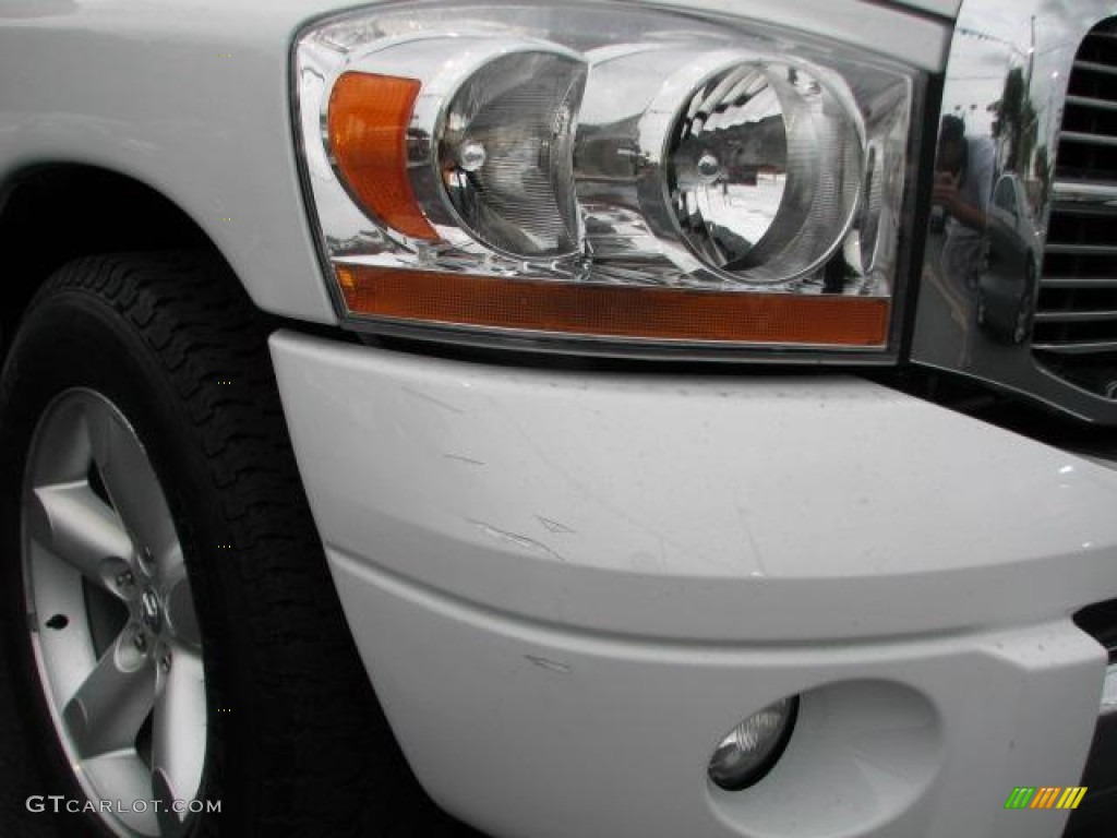 2006 Ram 1500 Big Horn Edition Quad Cab - Bright White / Medium Slate Gray photo #2