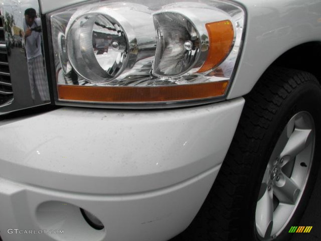 2006 Ram 1500 Big Horn Edition Quad Cab - Bright White / Medium Slate Gray photo #4