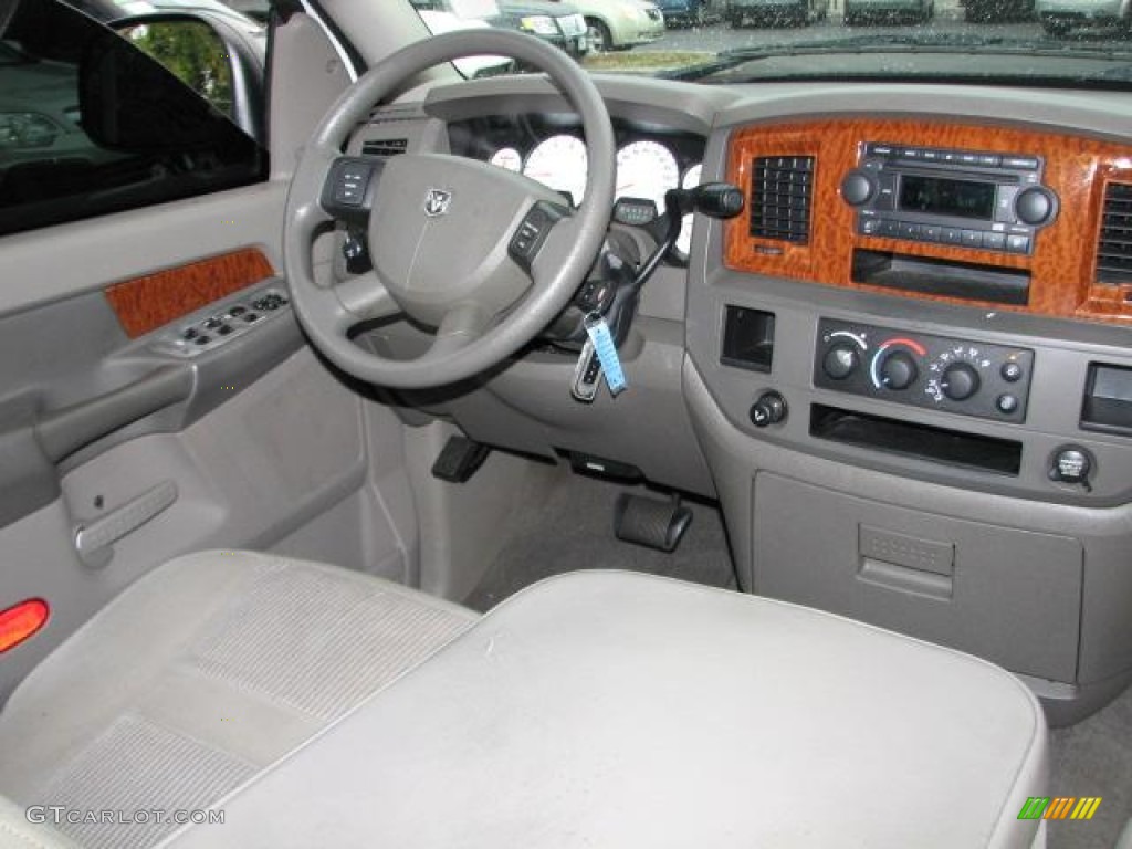 2006 Ram 1500 Big Horn Edition Quad Cab - Bright White / Medium Slate Gray photo #14