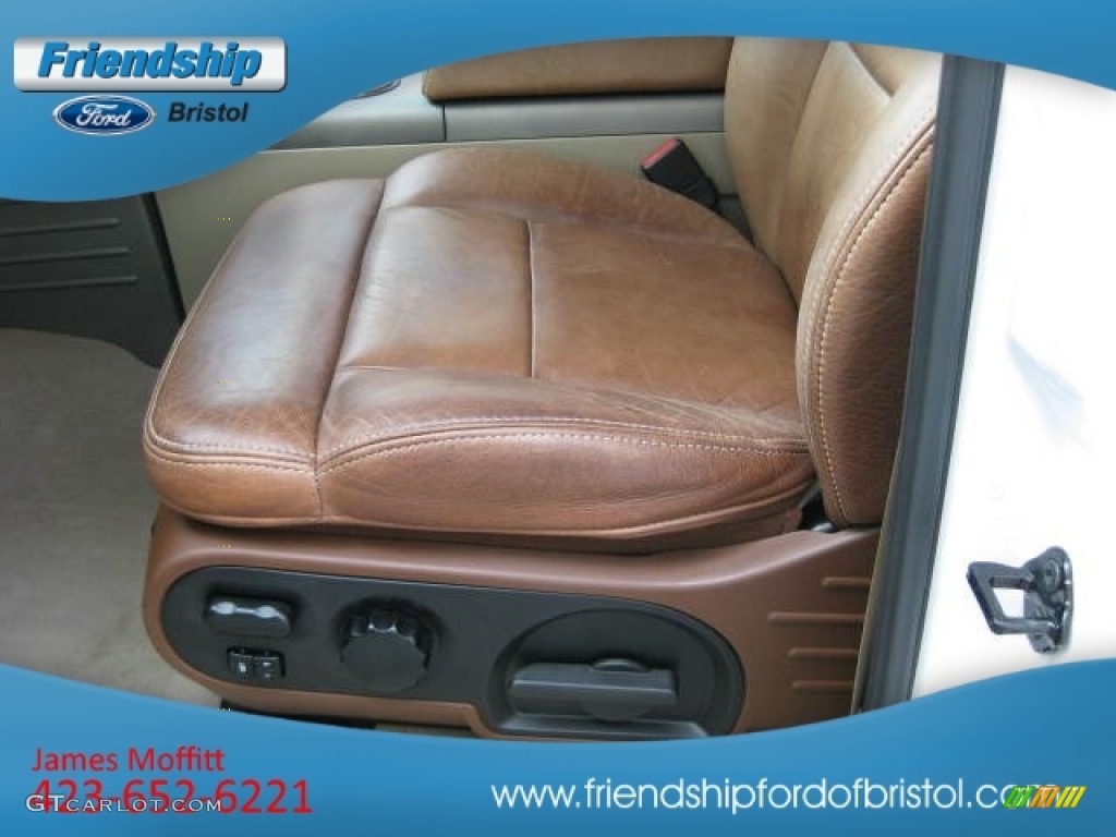 2006 F150 King Ranch SuperCrew 4x4 - Oxford White / Castano Brown Leather photo #15
