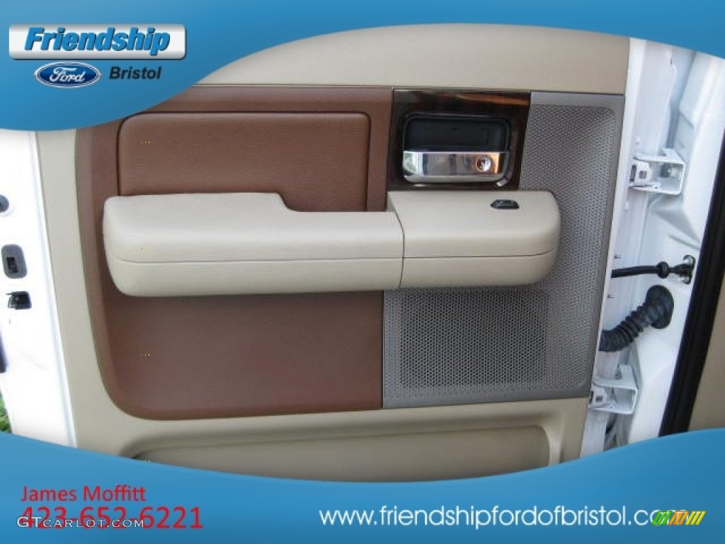 2006 F150 King Ranch SuperCrew 4x4 - Oxford White / Castano Brown Leather photo #19