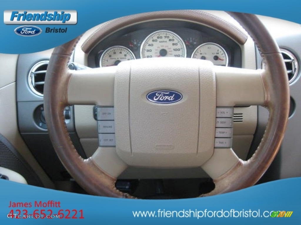 2006 F150 King Ranch SuperCrew 4x4 - Oxford White / Castano Brown Leather photo #23