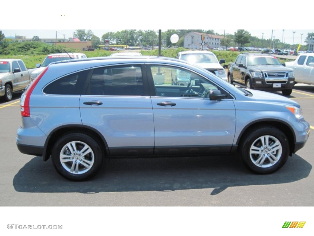 2011 CR-V EX - Glacier Blue Metallic / Gray photo #6