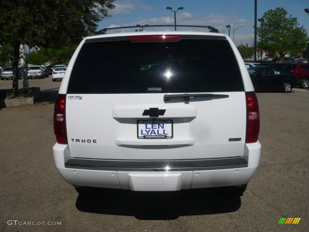 2010 Tahoe LTZ 4x4 - Summit White / Ebony photo #5