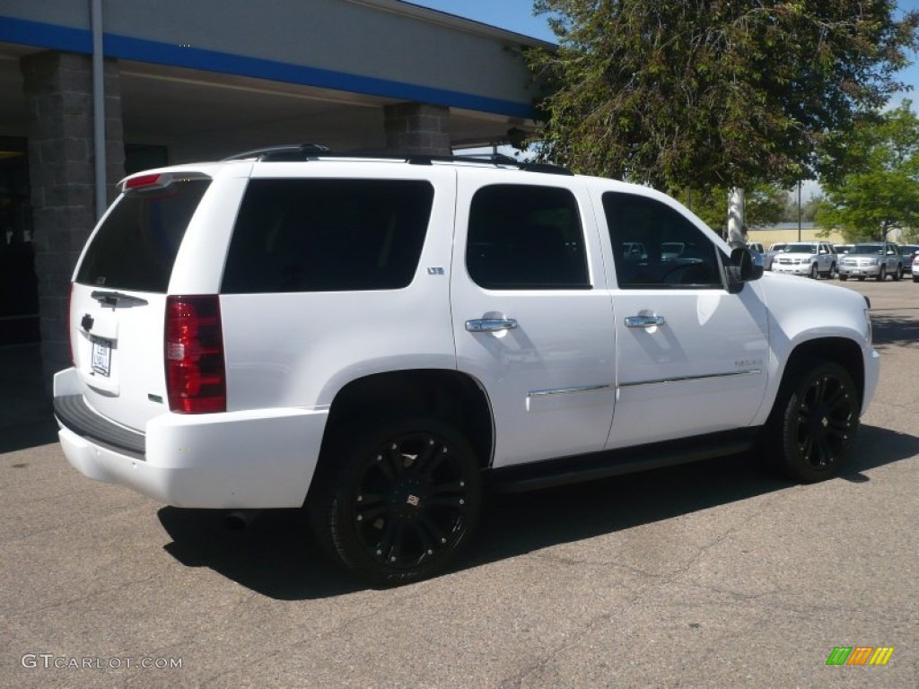 2010 Tahoe LTZ 4x4 - Summit White / Ebony photo #6