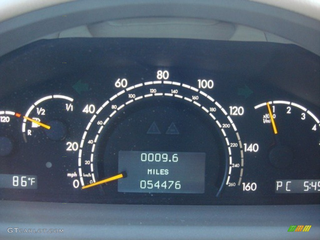 2004 Mercedes-Benz CL 500 Gauges Photo #49924800