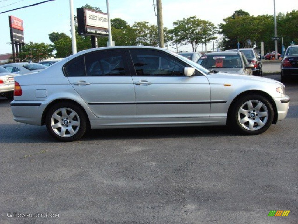 2005 3 Series 325i Sedan - Titanium Silver Metallic / Black photo #6