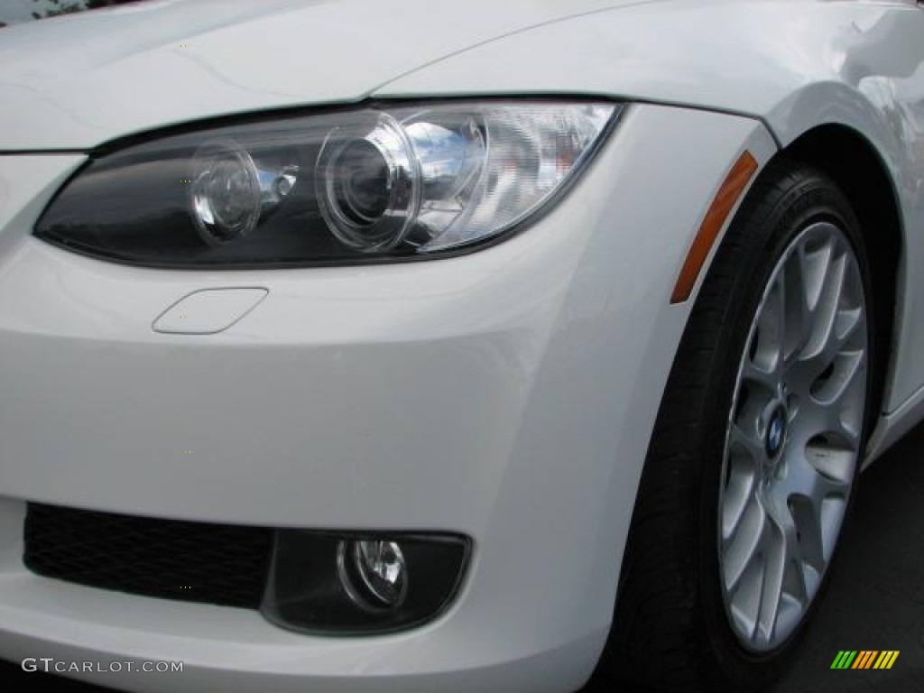 2008 3 Series 328i Coupe - Alpine White / Saddle Brown/Black photo #4