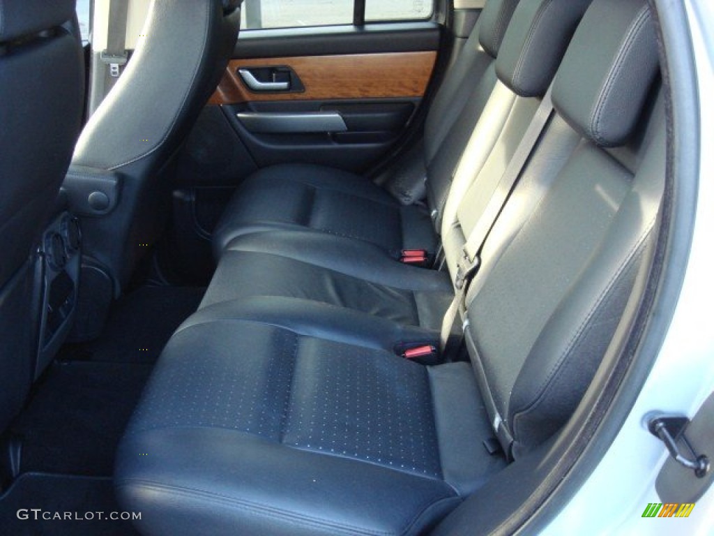Ebony Black Interior 2006 Land Rover Range Rover Sport Supercharged Photo #49925787