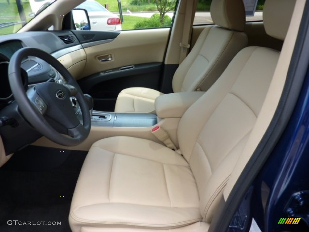 2010 Tribeca 3.6R Limited - Azurite Blue Pearl / Desert Beige photo #8