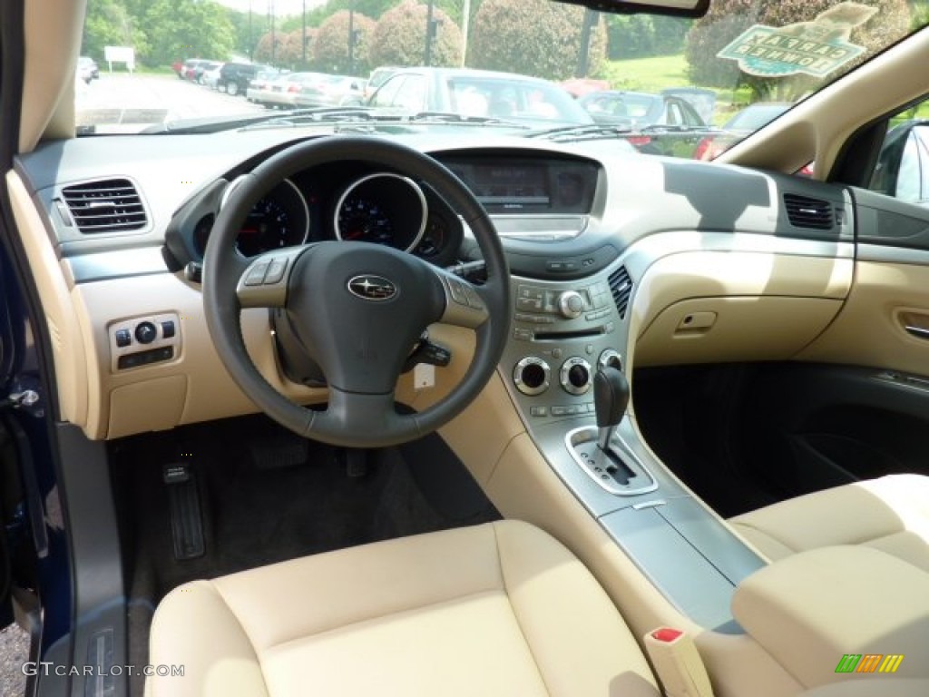 2010 Tribeca 3.6R Limited - Azurite Blue Pearl / Desert Beige photo #11