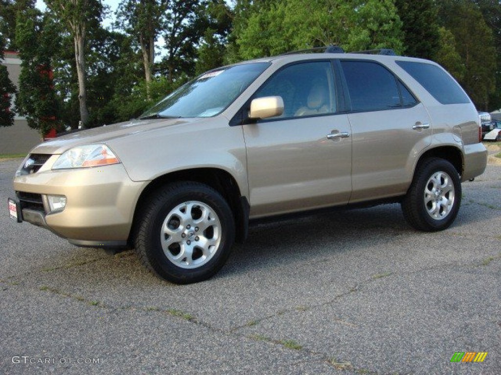 Mesa Beige Metallic 2002 Acura MDX Standard MDX Model Exterior Photo #49926060