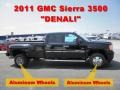 Onyx Black - Sierra 3500HD Denali Crew Cab 4x4 Dually Photo No. 1