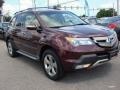 2007 Dark Cherry Red Pearl Acura MDX Sport  photo #7