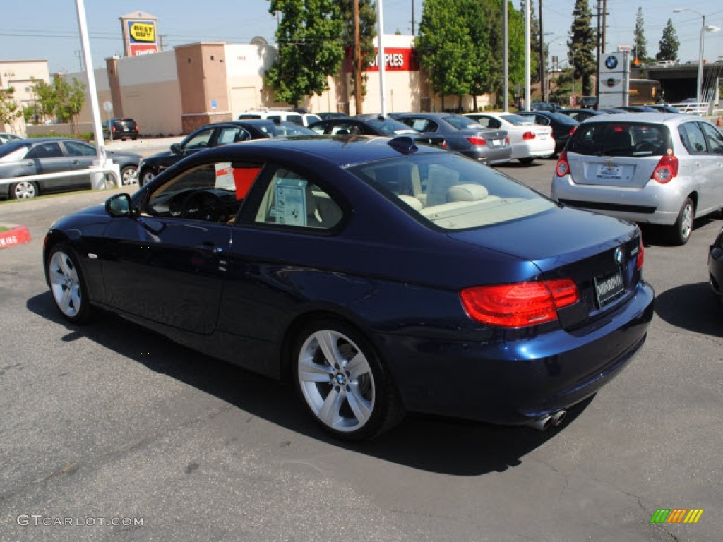2011 3 Series 328i Coupe - Deep Sea Blue Metallic / Beige Dakota Leather photo #8