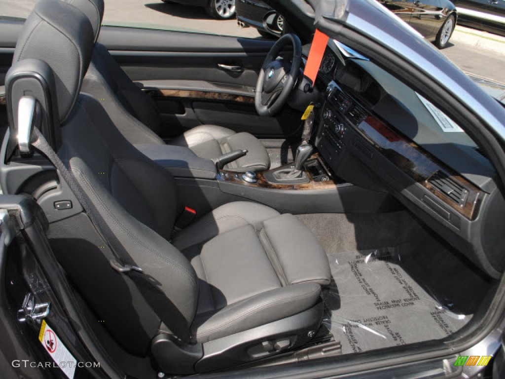 2008 3 Series 335i Convertible - Sparkling Graphite Metallic / Black photo #4