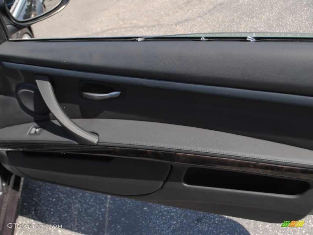 2008 3 Series 335i Convertible - Sparkling Graphite Metallic / Black photo #5