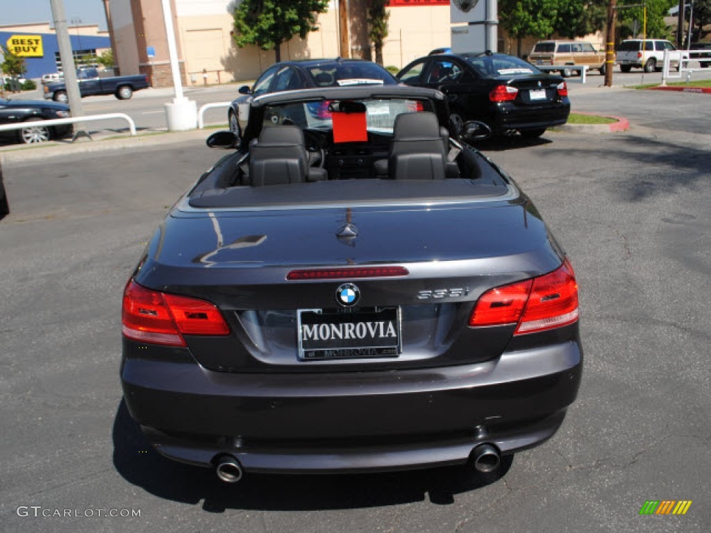 2008 3 Series 335i Convertible - Sparkling Graphite Metallic / Black photo #8
