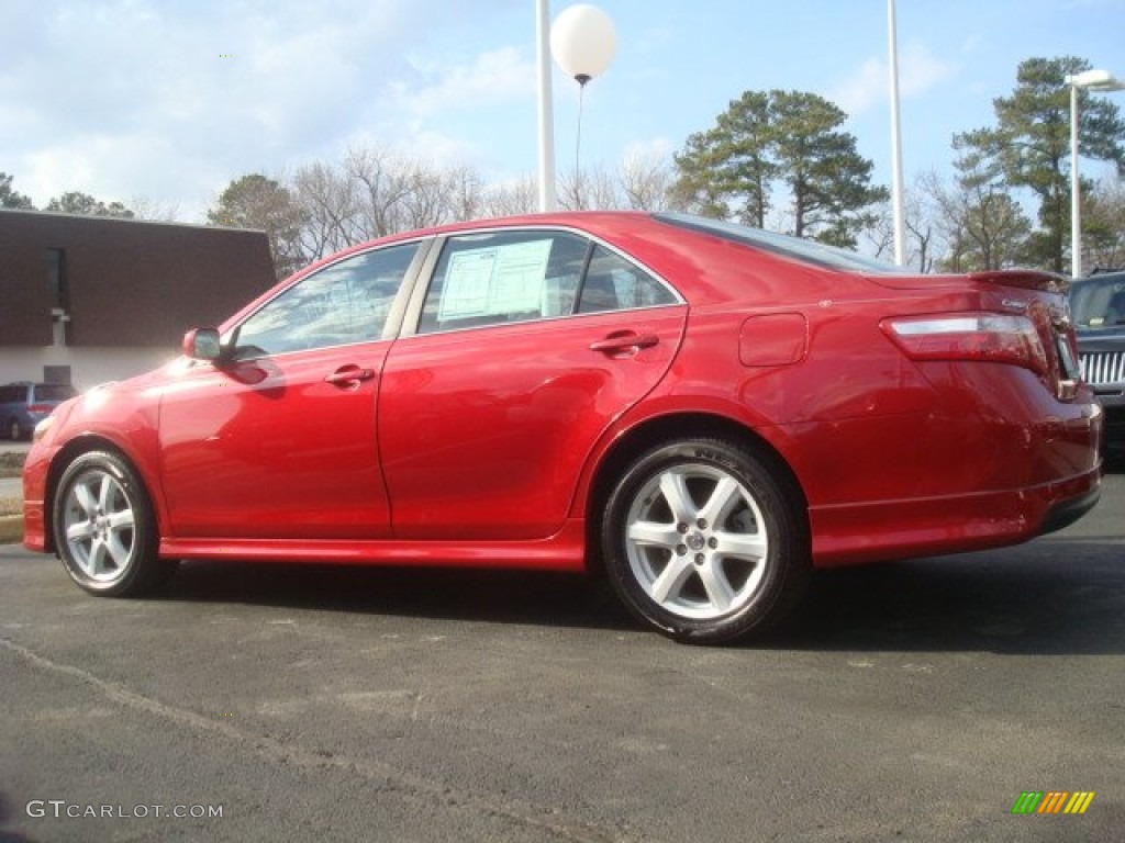 2008 Camry SE - Barcelona Red Metallic / Dark Charcoal photo #5