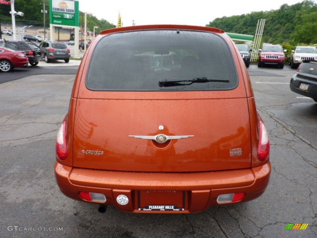 2007 PT Cruiser Limited - Tangerine Pearl / Pastel Pebble Beige photo #4