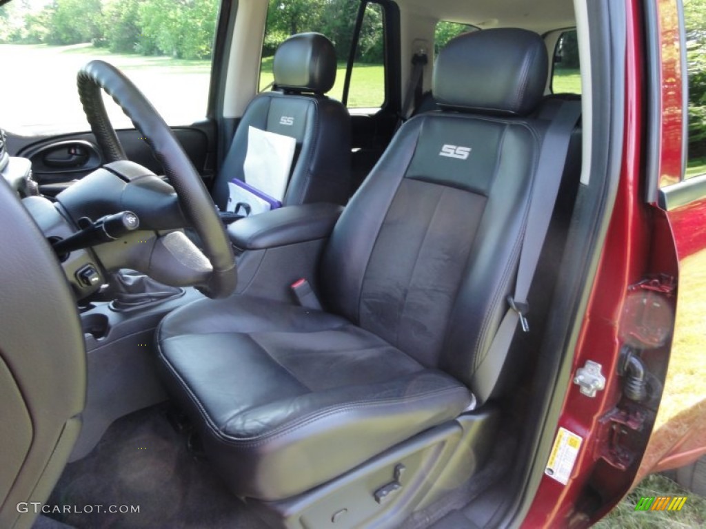 Ebony Interior 2008 Chevrolet TrailBlazer SS 4x4 Photo #49929054