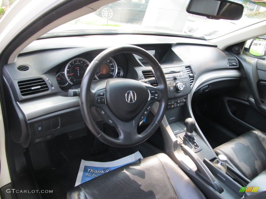 2009 TSX Sedan - Premium White Pearl / Ebony photo #13