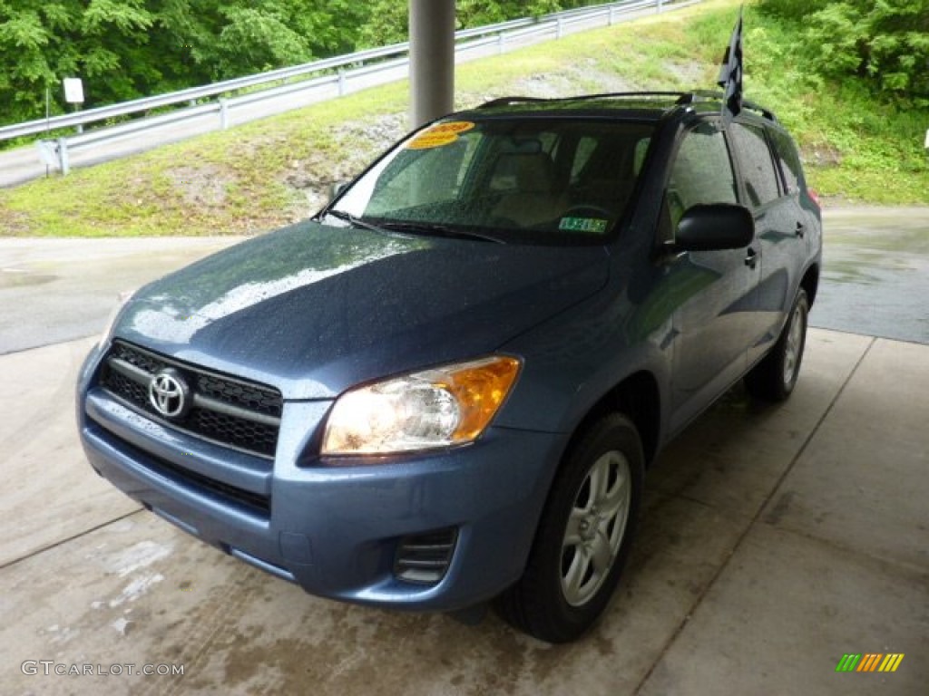 2009 RAV4 4WD - Pacific Blue Metallic / Sand Beige photo #5