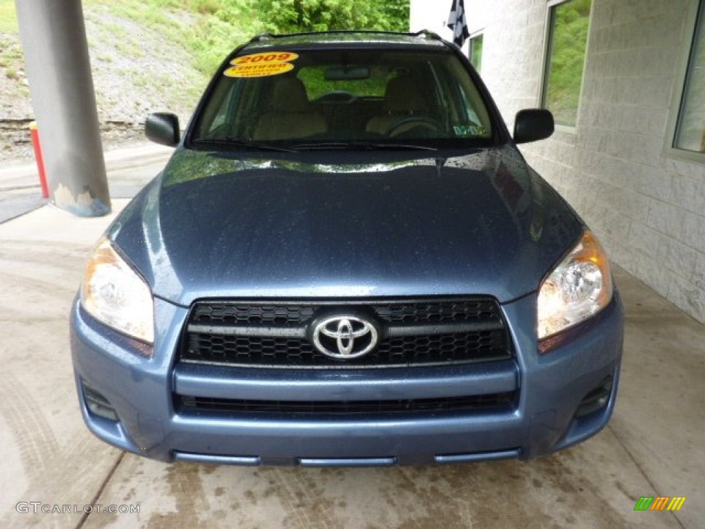 2009 RAV4 4WD - Pacific Blue Metallic / Sand Beige photo #6