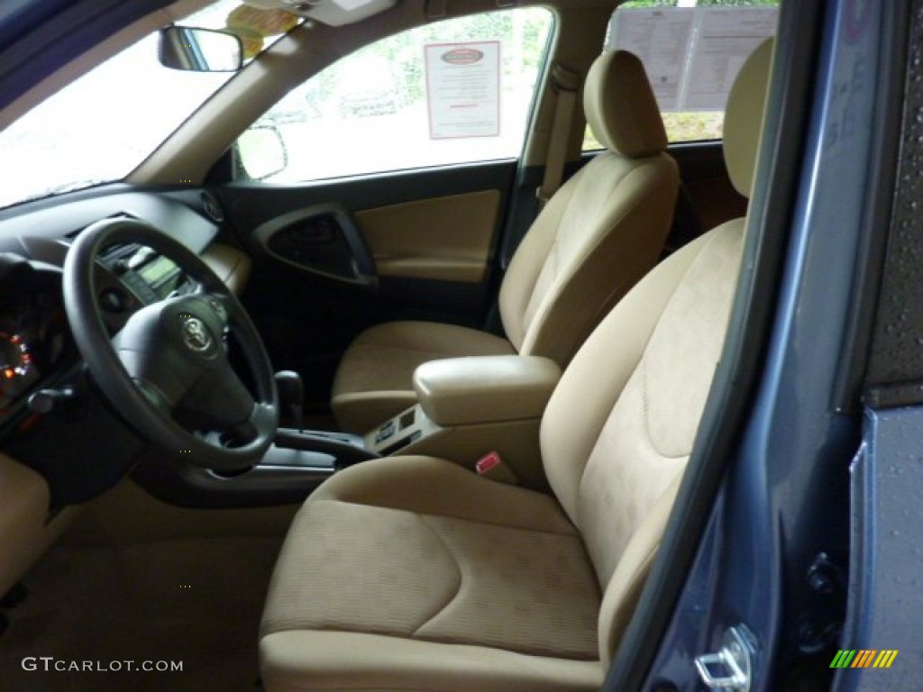 2009 RAV4 4WD - Pacific Blue Metallic / Sand Beige photo #8