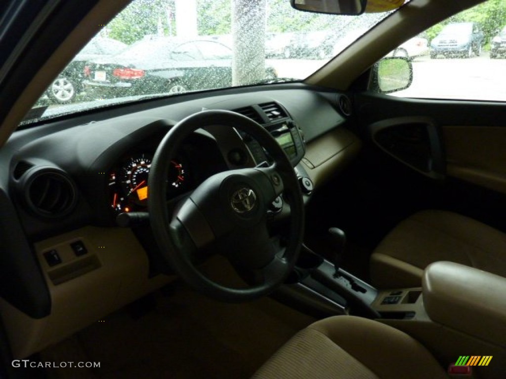 2009 RAV4 4WD - Pacific Blue Metallic / Sand Beige photo #12