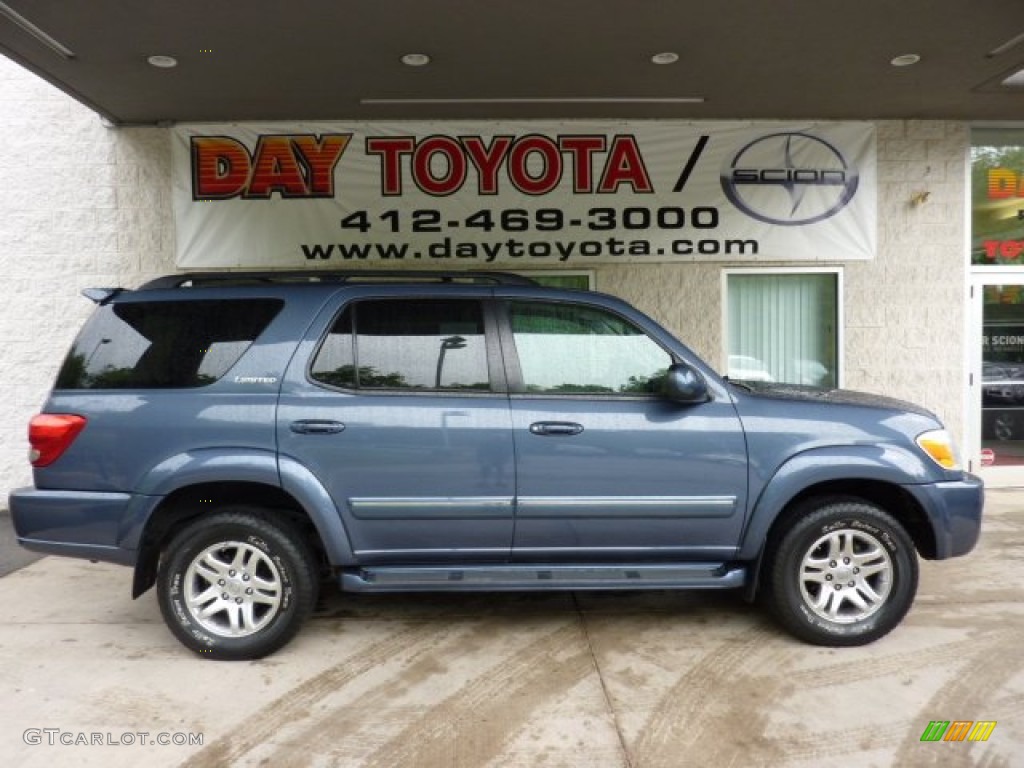 2006 Sequoia Limited 4WD - Bluesteel Mica / Taupe photo #1
