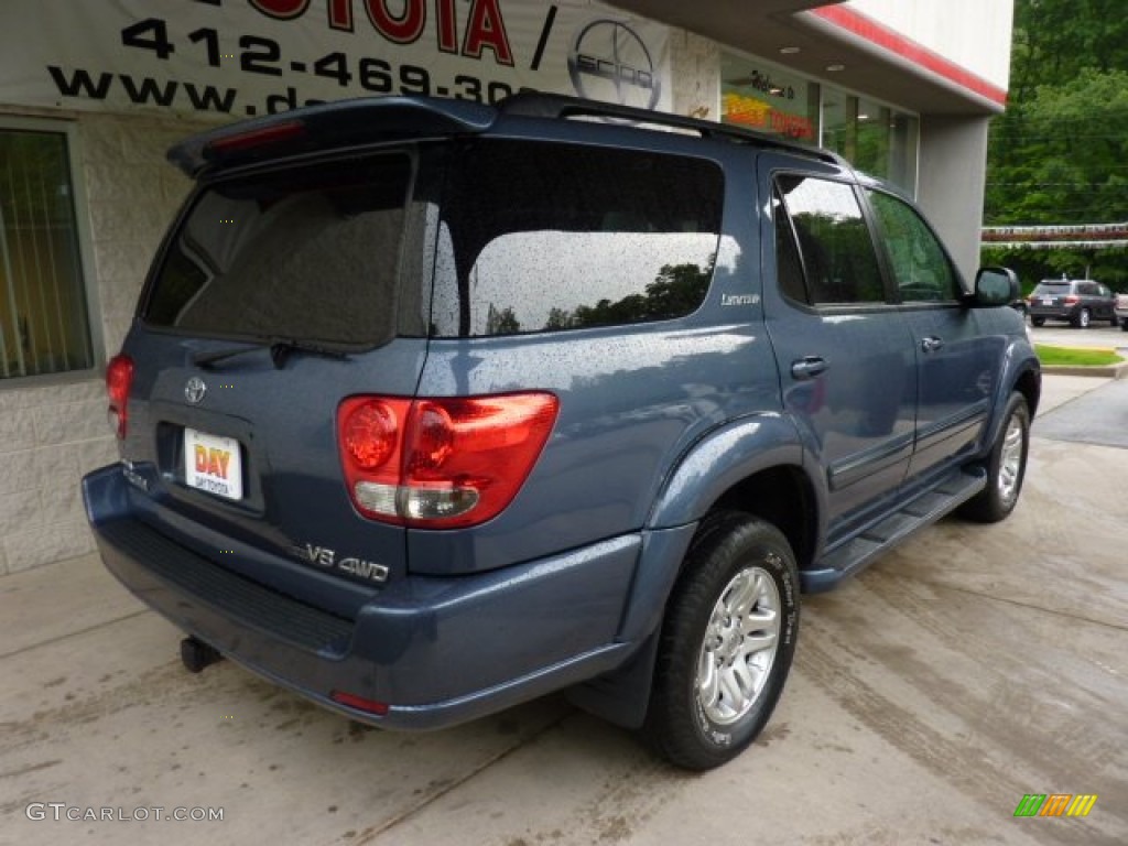 2006 Sequoia Limited 4WD - Bluesteel Mica / Taupe photo #2