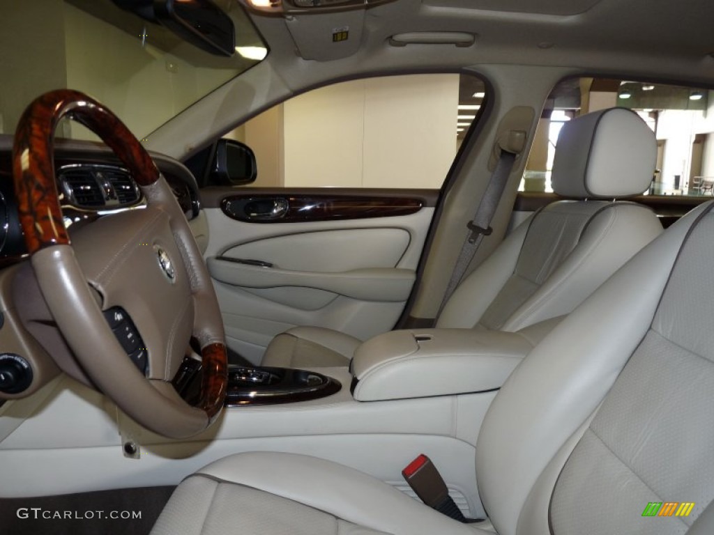 Ivory/Mocha Interior 2008 Jaguar XJ Super V8 Photo #49931229