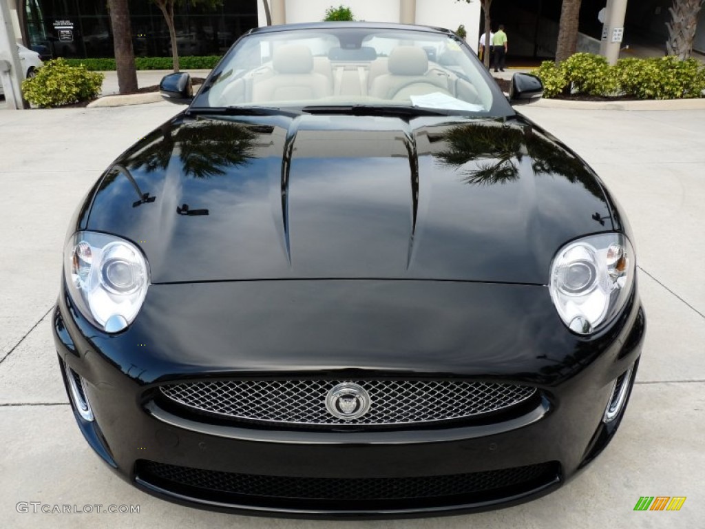 2010 XK XK Convertible - Ebony Black / Caramel photo #2