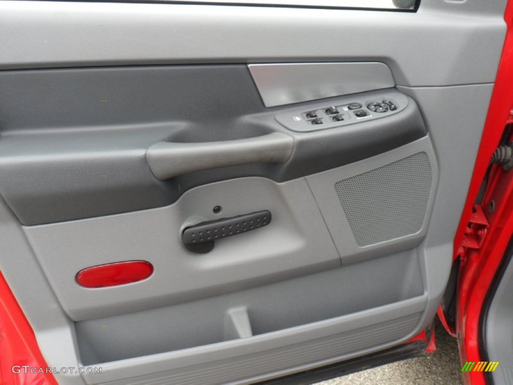 2007 Ram 1500 ST Quad Cab 4x4 - Flame Red / Medium Slate Gray photo #12