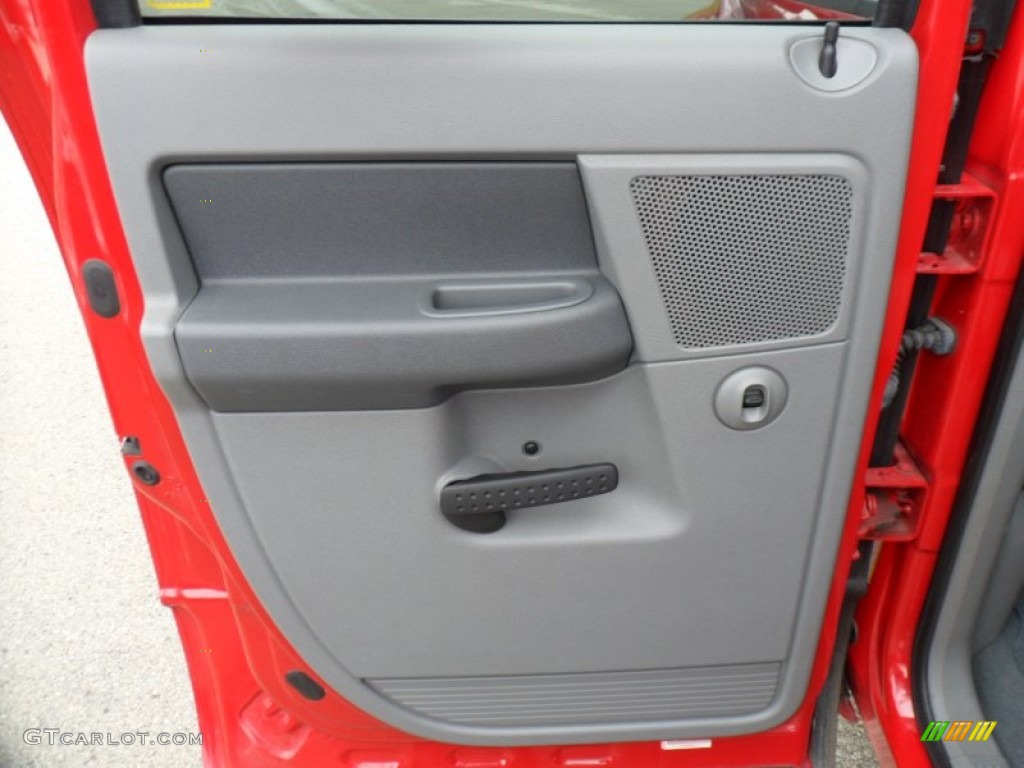 2007 Ram 1500 ST Quad Cab 4x4 - Flame Red / Medium Slate Gray photo #15
