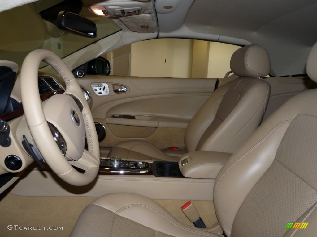 Caramel Interior 2010 Jaguar XK XK Convertible Photo #49932282