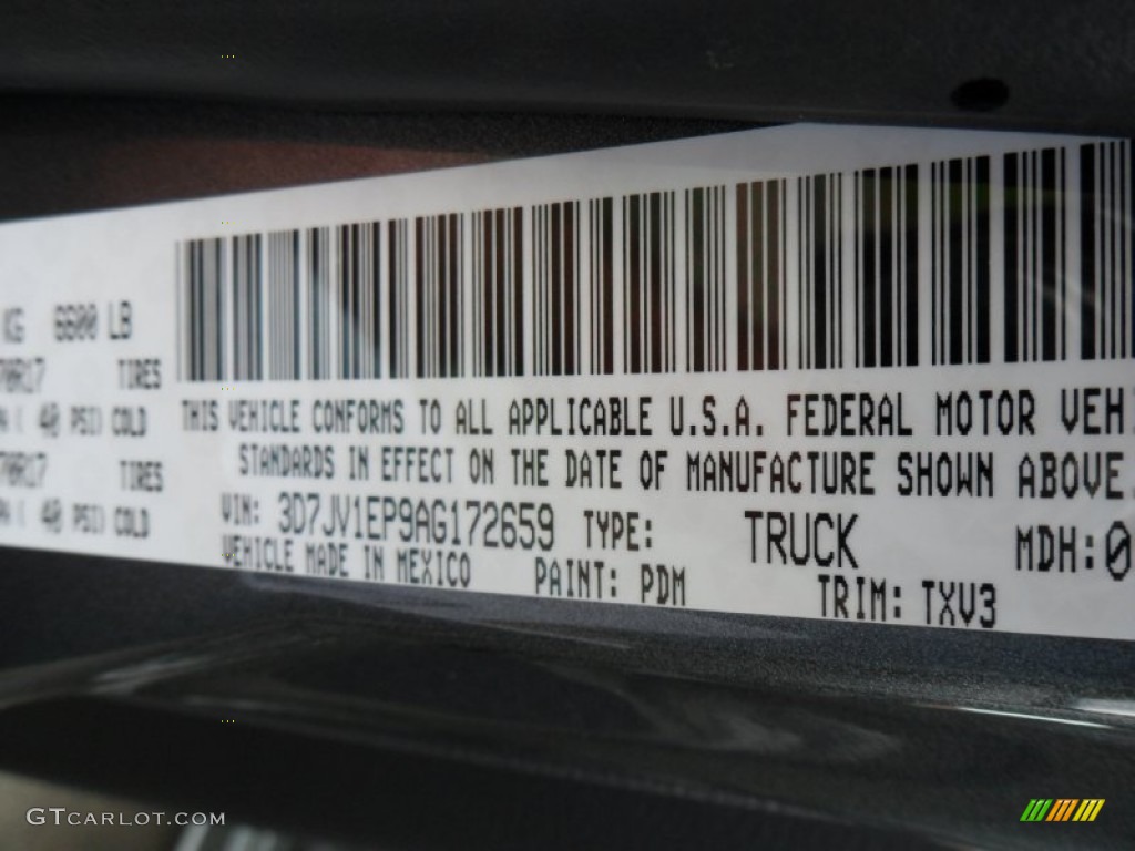 2010 Ram 1500 ST Regular Cab 4x4 - Mineral Gray Metallic / Dark Slate/Medium Graystone photo #20