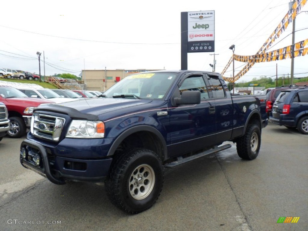 2004 F150 FX4 SuperCab 4x4 - True Blue Metallic / Dark Flint photo #1