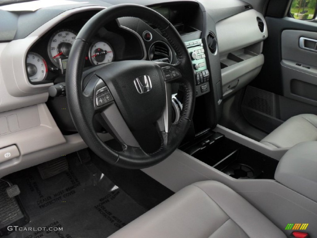Gray Interior 2009 Honda Pilot EX-L Photo #49932867