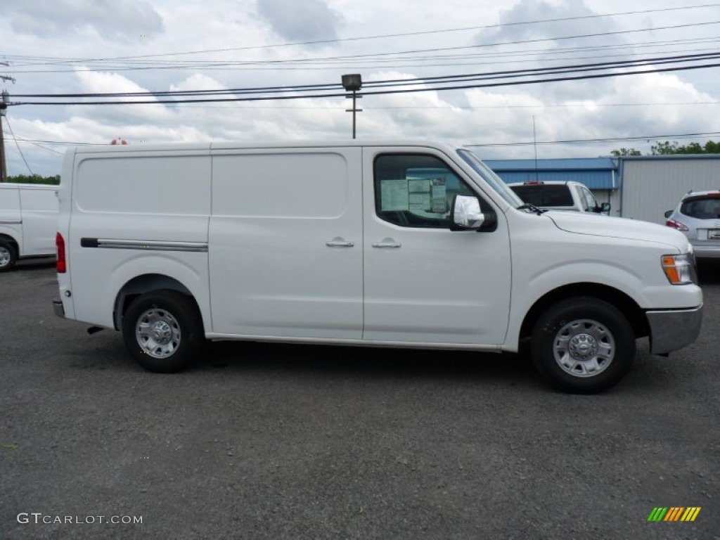 Blizzard White 2012 Nissan NV 3500 HD SV Exterior Photo #49933113