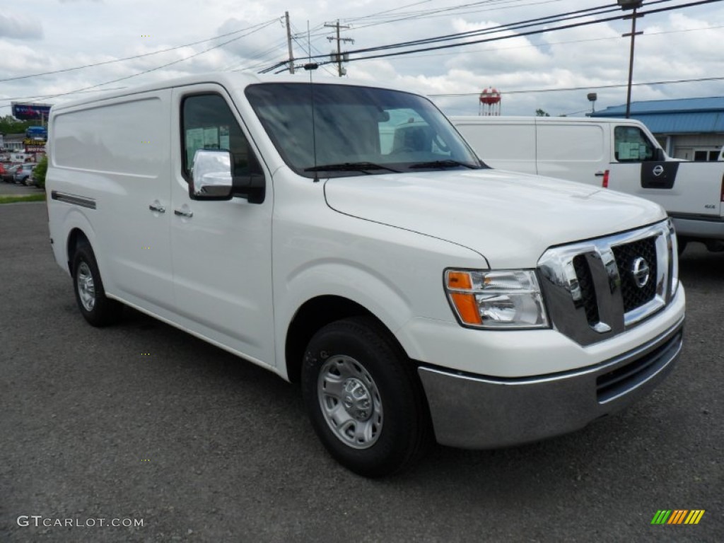 Blizzard White 2012 Nissan NV 3500 HD SV Exterior Photo #49933128