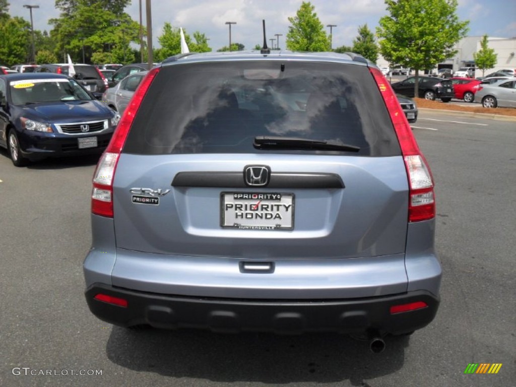 2008 CR-V LX - Glacier Blue Metallic / Gray photo #3