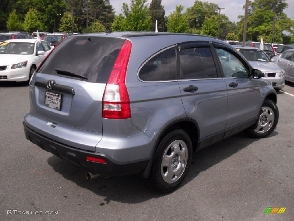 2008 CR-V LX - Glacier Blue Metallic / Gray photo #4