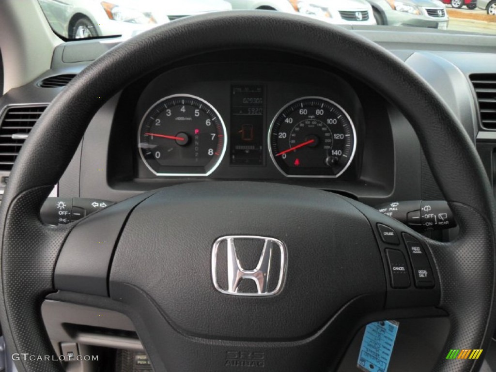 2008 Honda CR-V LX Gray Steering Wheel Photo #49933422