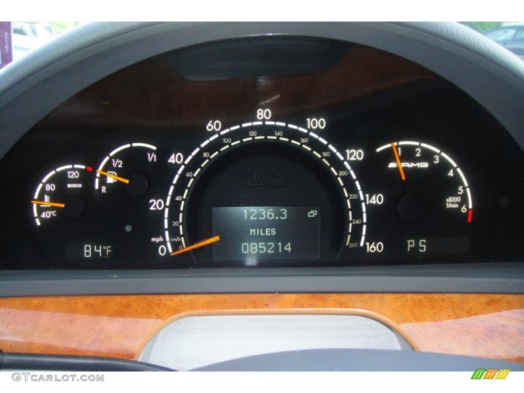 2002 Mercedes-Benz S 55 AMG Gauges Photos
