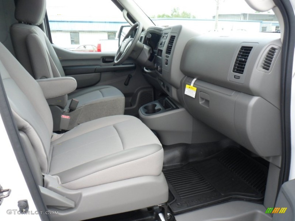 Charcoal Interior 2012 Nissan NV 1500 S Photo #49934121